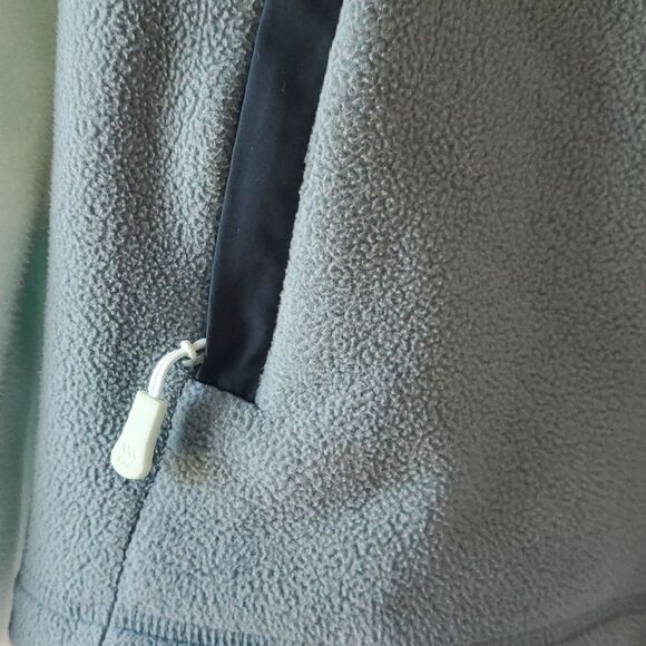 ALL IN MOTION POLARTEC GREEN FLEECE JACKET SIZE SMALL COLORBLOCK - Picture 2 of 9